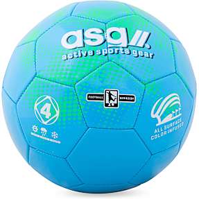 ASG fodbold str. 4 - blå/grøn