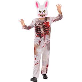 Halloween zombie kanin kostume str. 128