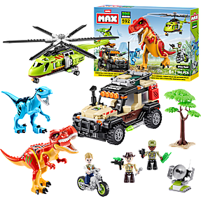 Max Bricks Dinosaur Eventyr byggesæt