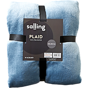 Salling soft plaid 130x180 cm - blå