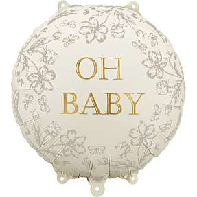 Folieballon "Oh baby" 35x35 cm