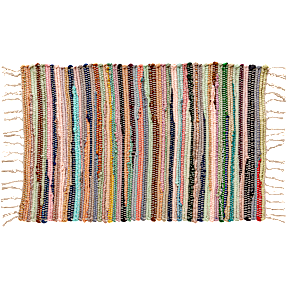 BASIS gulvtæppe 50x80 cm - multifarvet