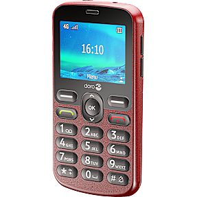 Doro 1881 mobiltelefon - rød