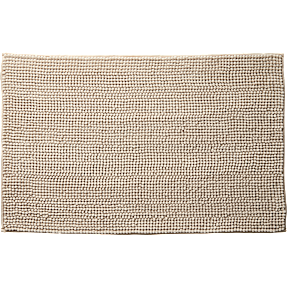 Chenille bademåtte 50x80 cm - beige
