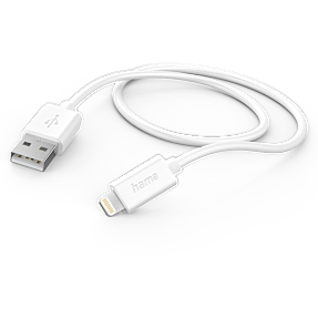 HAMA ladekabel 1 meter - hvid