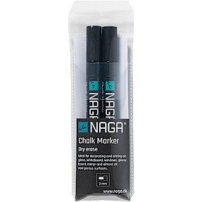 NAGA tavle marker 2 mm - sort