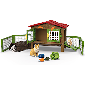Schleich kaninbur-sæt 42728