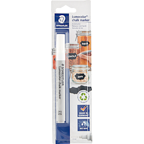 Staedtler Lumocolor kridtmarker - hvid