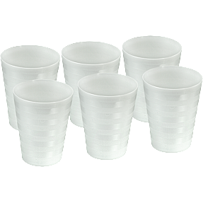 Plastikkopper 300 ml - 6-pak