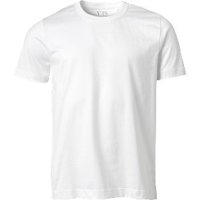VRS herre oversized T-shirt str. 3XL - hvid
