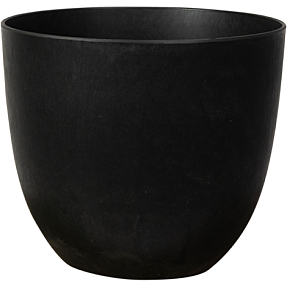 Artstone Bola potte 28x24 cm - sort