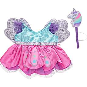 Build-A-Bear unicorn enhjørning Fairy Friend kjole
