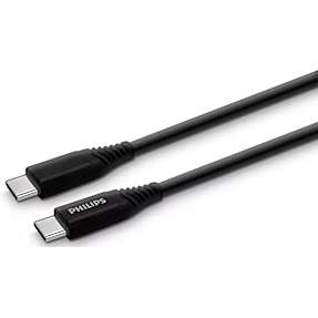 Philips USB-C kabel 2 meter- sort