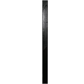 Nordic Fence stolpe - sort grundmalet