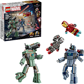 LEGO Marvel Iron Man og War Machine mod Hammer-droner 76320
