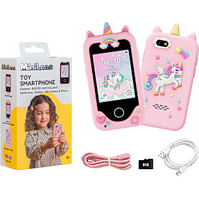 MiniLens kamera og børnetelefon - pink