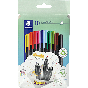 Staedtler Triplus fineliner 10-pak