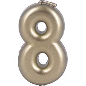 Salling kagelys "8" - Guld