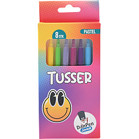 Danpen junior marker pastel 8-pak