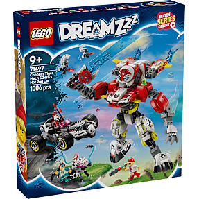 LEGO DREAMZzz Coopers tiger-mech og Zeros hotrod-bil 71497