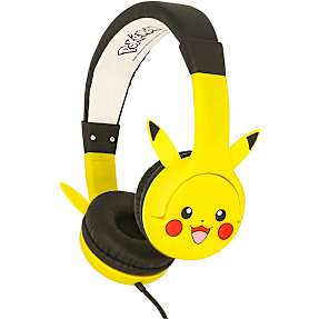 Pokémon børnehøretelefoner - Pikachu gul/sort