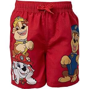 Paw Patrol badeshorts str. 98/104 - rød