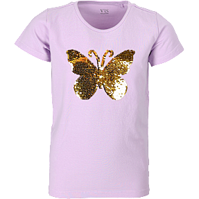 VRS børne T-shirt str. 146/152 - lilla