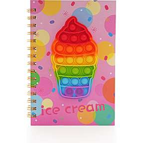 Danpen Junior notesbog - pop it icecream