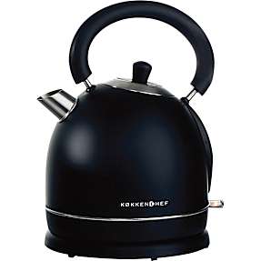 Køkkenchef dome elkedel 1,7 liter - mat sort