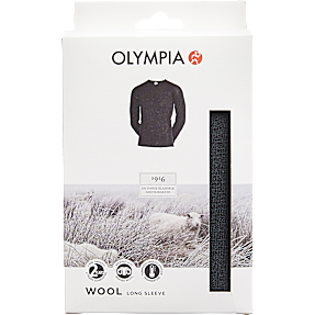 Olympia herre uld undertrøje str. M - sort