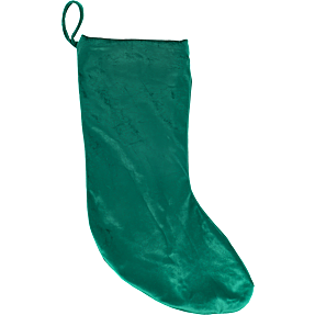 Julefryd julesok velour - grøn