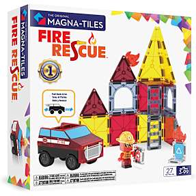 Magna-Tiles magnetisk byggesæt - 27 dele 