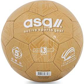 ASG fodbold str. 5 -  guldfarvet