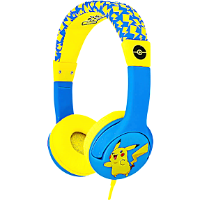 Pokémon børnehøretelefoner - Pikachu blå/gul