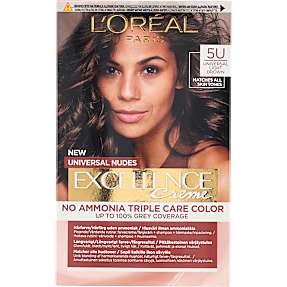 Universal Nudes permanent hårfarve 5U Light Brown u. ammoniak