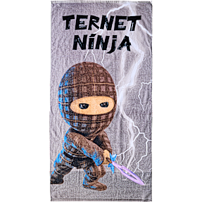 Ternet Ninja håndklæde - 70x140 cm