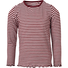VRS børne bluse str. 98/104 - bordeaux