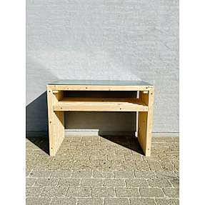 Kabeltromlen grillbord af traller m. topplade - Træ