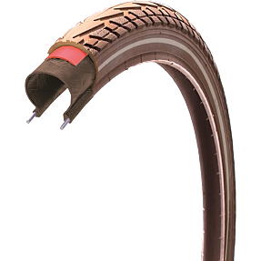 SCO cykeldæk 700x40C (42-622) - brun