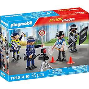 Playmobil politisæt 71730 35 dele