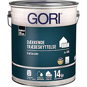 Gori 618 Dækkende Træbeskyttelse 5 liter - kulsort