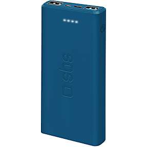SBS powerbank 10.000 mAh - blå