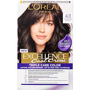 Triple Care Color permanent hårfarve 4.11 Ultra Ash Brown
