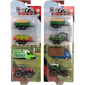 Car Mania bondegårdsmaskiner 4-pak