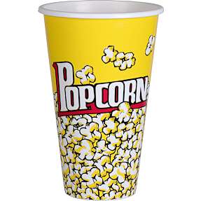 Popcornbæger - 1,0 liter