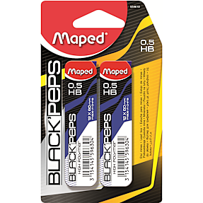 Maped stifter HB 0,5mm 2-pak