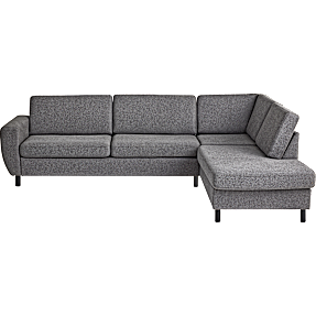 Rom Nordic højrevendt open-end sofa - antracit