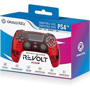 Oniverse PS4 Trådløs Bluetooth Controller - Rød