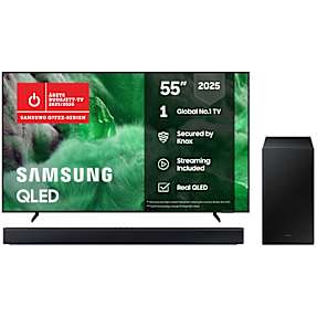 Samsung 55'' QLED TV TQ55Q7F2 + HW-B46CF Soundbar