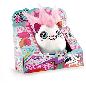 Airbrush Plush Hair'iffic Squish Pal 17 cm – flere varianter - assorteret